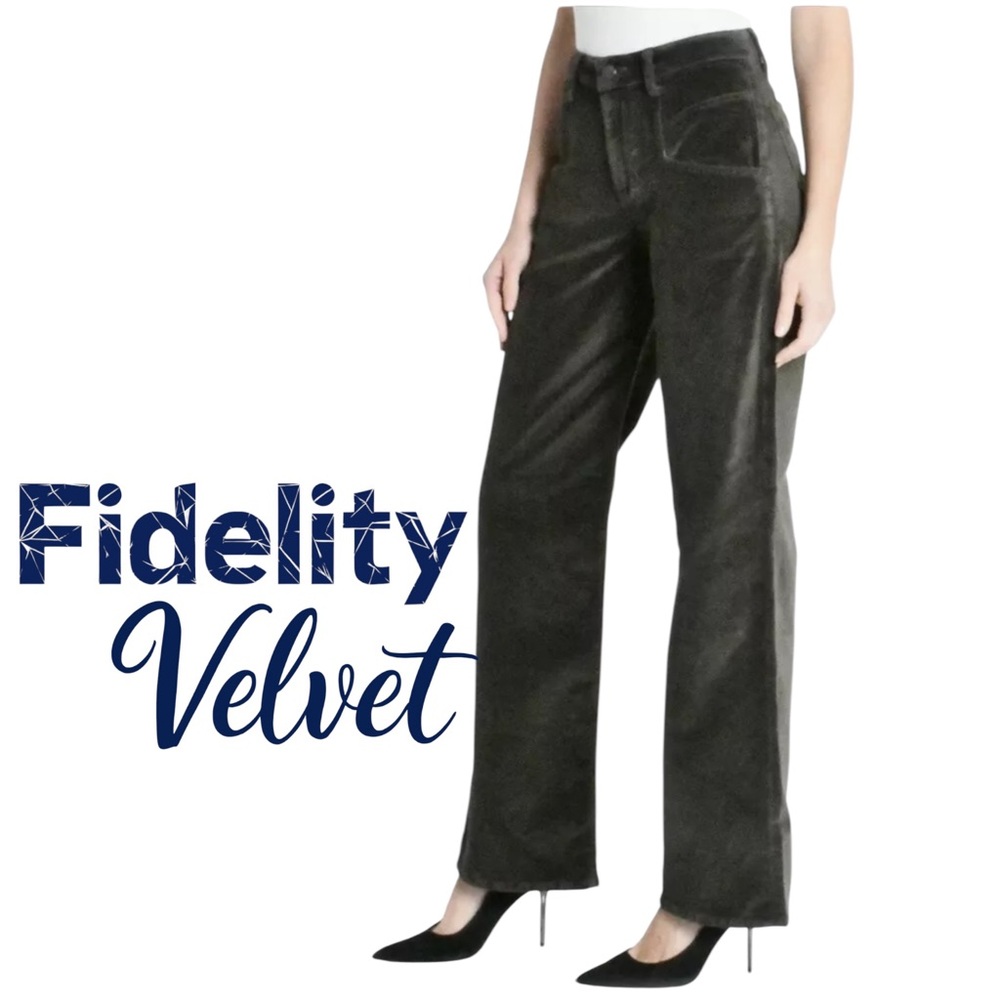 NWT Fidelity Denim Defazio Velvet Jeans - Size 28
Retail: $209 | deep sage